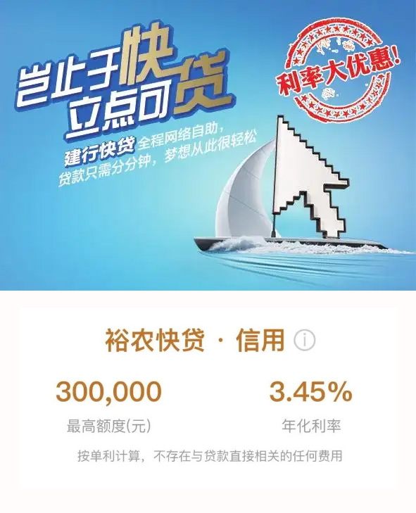 图片[1]⠂裕农快贷，针对特色种养殖的信贷，额度最高30万