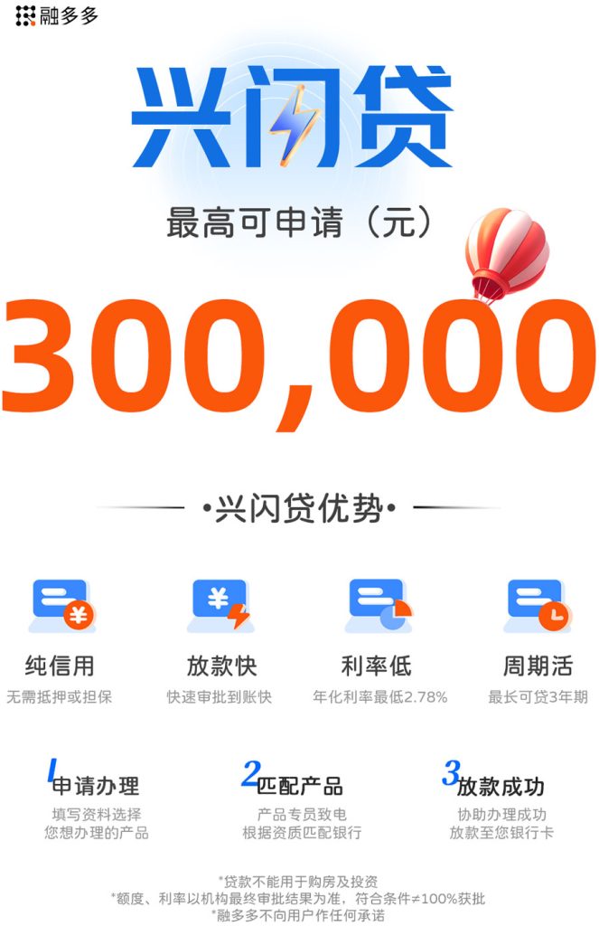 图片[1]⠂兴业银行.兴闪贷，个人打卡工资社保可做的个人信贷